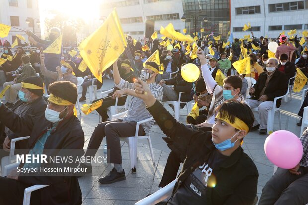 Pledging allegiance to Imam Mahdi (AS) ceremony in Mashhad