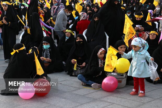 Pledging allegiance to Imam Mahdi (AS) ceremony in Mashhad