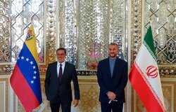 ونزوئلا کے وزیر خارجہ کی امیر عبداللہیان کے ساتھ ملاقات