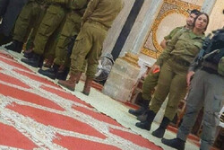 نیروهای اشغالگر با کفش وارد مسجد ابراهیمی شدند