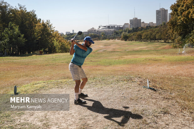 National golf tournament in Tehran