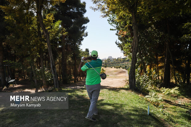 National golf tournament in Tehran