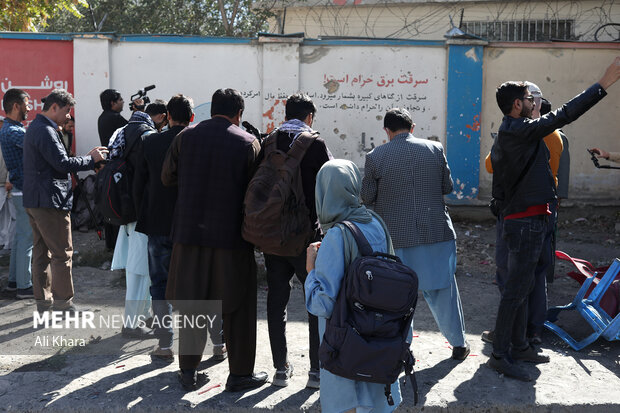 محل انفجار بمب صبح امروز در کابل
