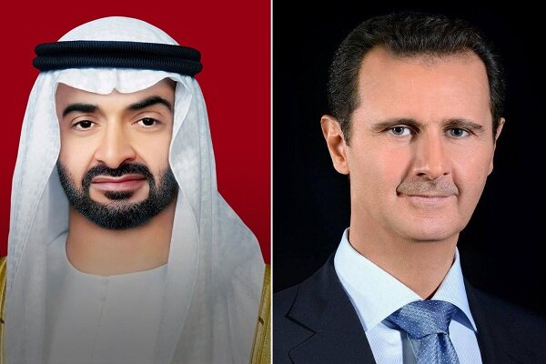 الرئيس السوري يبحث مع ولي عهد أبو ظبي العلاقات الثنائية وسبل تعزيزها