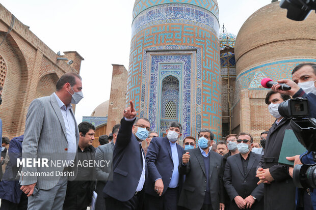 سفر وزیر میراث فرهنگی،صنایع دستی و گردشگری به اردبیل