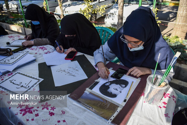 آیین بزرگداشت سالروز شهادت شهید منصور خادم الصادق در گلزار شهداء شیراز
