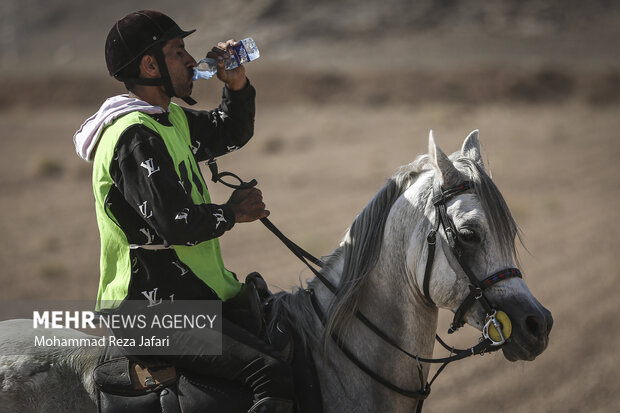 Endurance horse racing in Isfahan