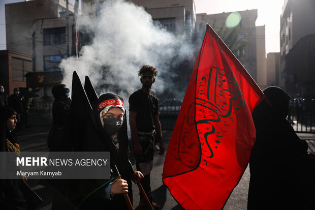 مراسم راهپیمایی جاماندگان اربعین حسینی(ع) در تهران