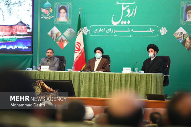 جلسه شورای اداری استان اردبیل با حضور رئیس جمهور