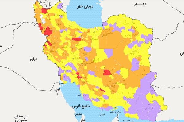 استان قم در وضعیت زرد کرونایی قرار گرفت