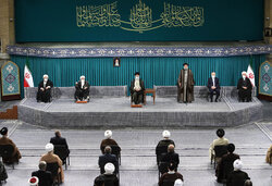 Leader's meeting with Islamic Unity Conf.'s guests