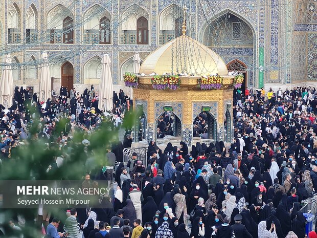 Celebrating Prophet birthday anniversary in Mashhad