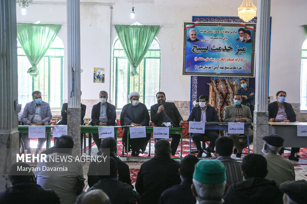 اردوی جهادی شهدای اصناف در روستای دهگاه بجنورد