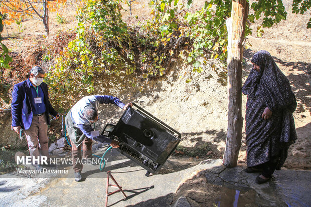 اردوی جهادی شهدای اصناف در روستای دهگاه بجنورد