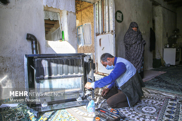 اردوی جهادی شهدای اصناف در روستای دهگاه بجنورد