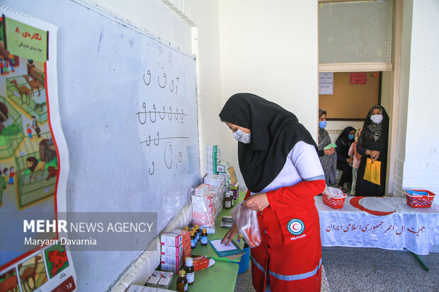 اردوی جهادی شهدای اصناف در روستای دهگاه بجنورد