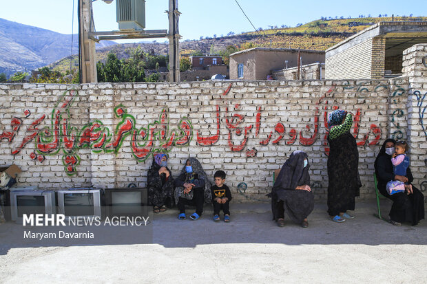 اردوی جهادی شهدای اصناف در روستای دهگاه بجنورد