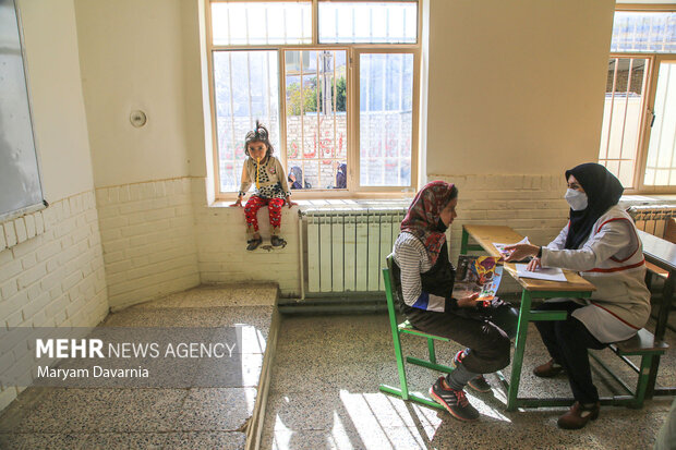 اردوی جهادی شهدای اصناف در روستای دهگاه بجنورد