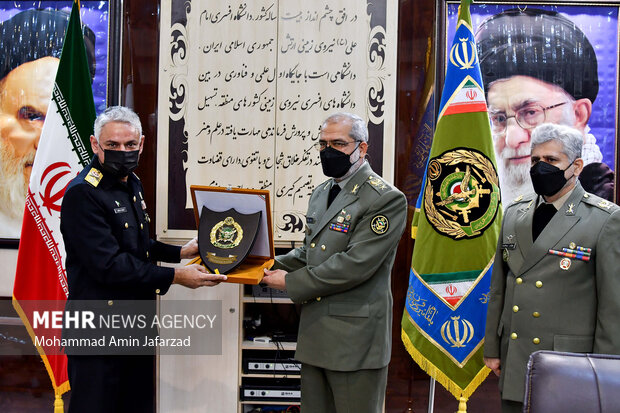 Pakistani military delegation's visit to Imam Ali Uni.