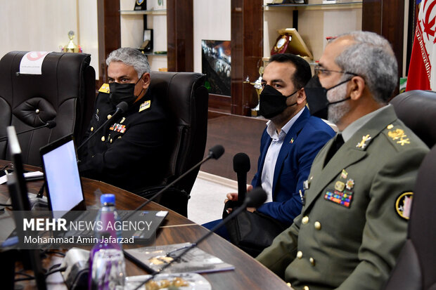 Pakistani military delegation's visit to Imam Ali Uni.