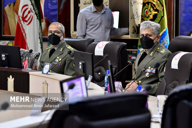 Pakistani military delegation's visit to Imam Ali Uni.