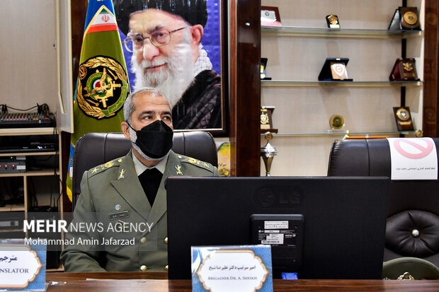 Pakistani military delegation's visit to Imam Ali Uni.