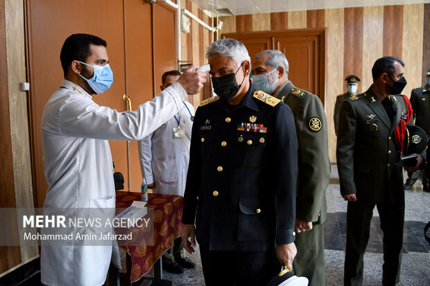 Pakistani military delegation's visit to Imam Ali Uni.
