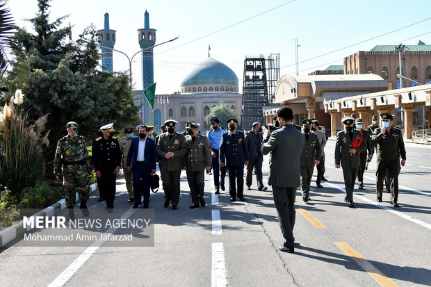 Pakistani military delegation's visit to Imam Ali Uni.