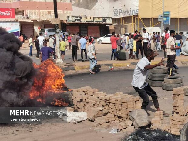 درگیری میان سربازان و معترضان در سودان