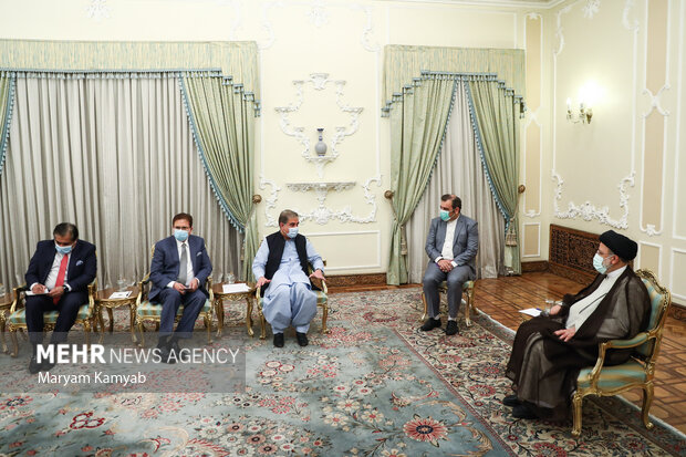 Raeisi's meetings with Tajik, Uzbek, Turkmen, Pakistani FMs
