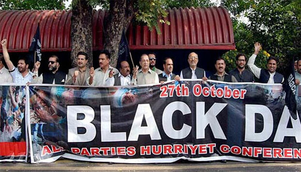 ہندوستان اور پاکستان کے زیر انتظام کشمیر میں 27 اکتوبر کی مناسبت سے ریلیوں اور احتجاج کا اہتمام