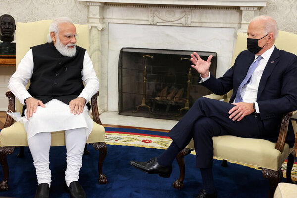 «بایدن» و نخست‌وزیر هند درباره اوکراین گفتگو می‌کنند