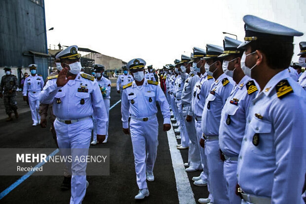 بازگشت ناوگروه ۷۷ نیروی دریایی ارتش از ماموریت بین المللی