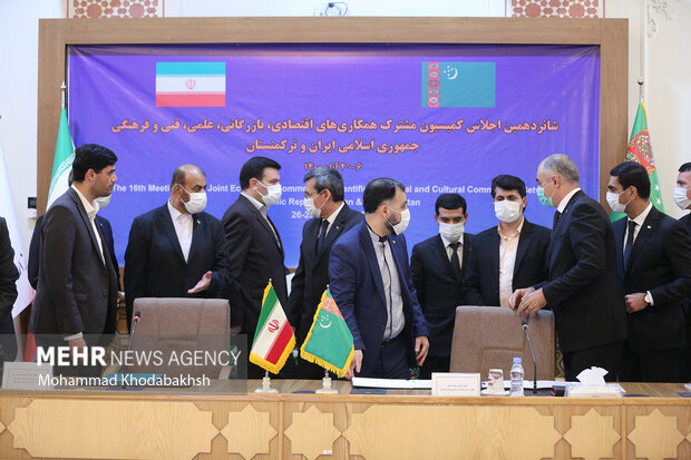 Closing ceremony of 16th Iran-Turkmenistan Joint Commission
