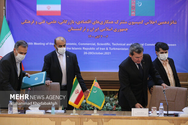 Closing ceremony of 16th Iran-Turkmenistan Joint Commission
