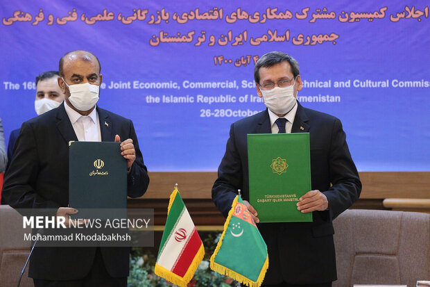 Closing ceremony of 16th Iran-Turkmenistan Joint Commission
