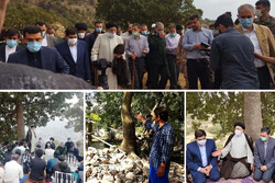 بازدید سرزده رئیس‌جمهور از اندیکا/ گفتگوی بی‌واسطه با زلزله‌زدگان/ خدمات‌رسانی سرعت می‌گیرد