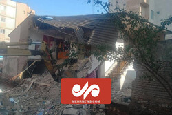 توضیحات رییس هلال احمر علی آباد کتول از ریزش ساختمان یک مدرسه