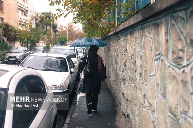 First autumn rainfall in Tehran