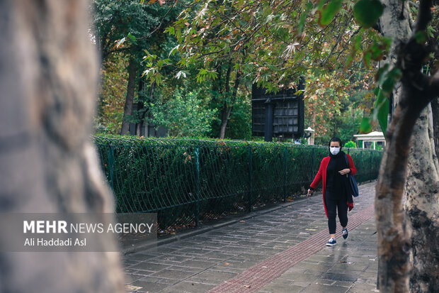 First autumn rainfall in Tehran