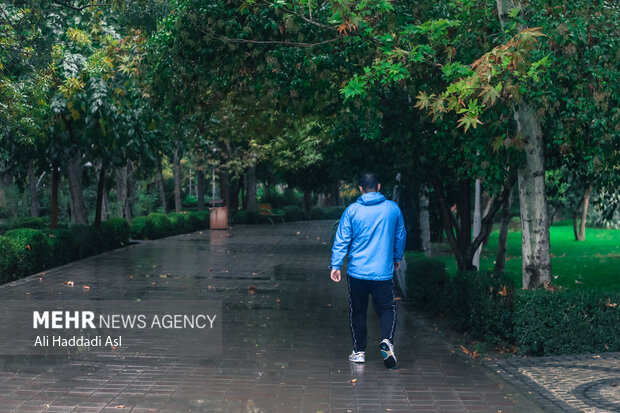 First autumn rainfall in Tehran