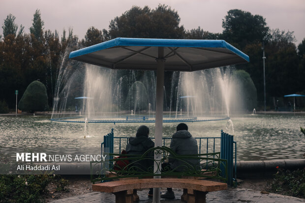 First autumn rainfall in Tehran