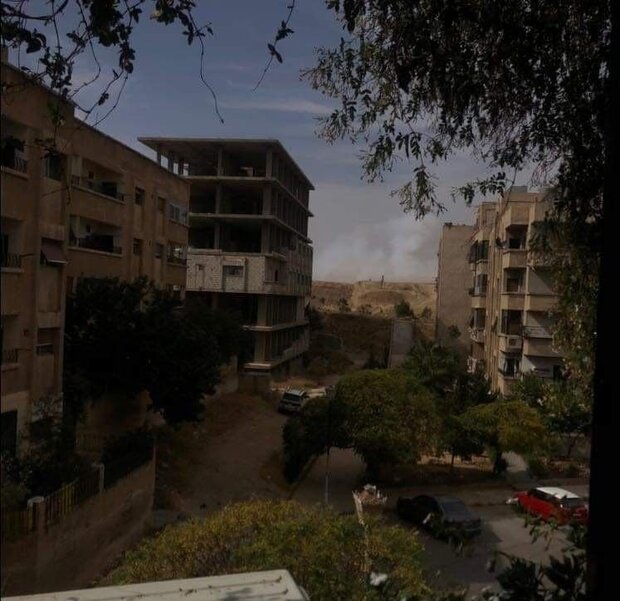 Zionist commits airstrikes against outskirts of Damascus