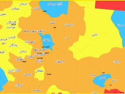 ۱۳ شهر اصفهان در وضعیت نارنجی کرونا/ ۳شهر در وضعیت آبی قرار دارد
