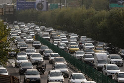  ترافیک سنگین در آزادراه کرج - تهران