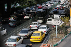 ترافیک در تمامی معابر پایتخت سنگین است