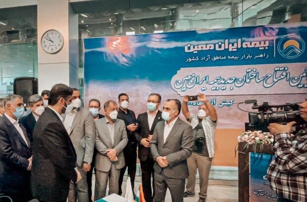 افتتاح ساختمان جدید شعبه کیش ایران معین با حضور مشاور رییس جمهور