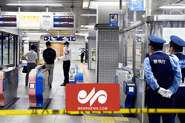 تصاویری از حمله به مردم در متروی توکیو 