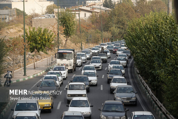  ترافیک سنگین در آزادراه تهران – کرج