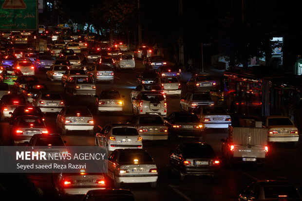 آخرین وضعیت ترافیکی تهران/ اتوبان مدرس سنگین‌ترین محور بزرگراهی